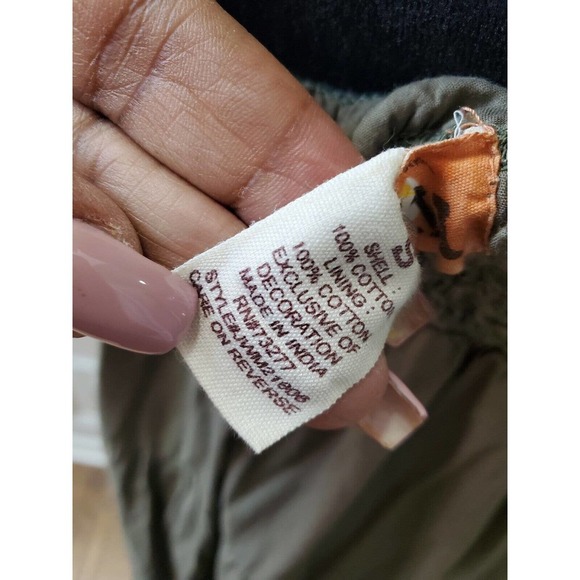 Mudd Women's Solid Brown 100% Cotton Off the Shoulder Long Maxi Dress Size Small - Picture 9 of 11